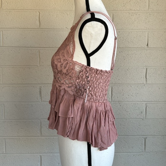 NWT Free People Adella Cami in Dusty Mauve - Picture 4 of 12